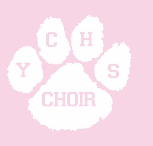 Support York Choirs shirt design - zoomed