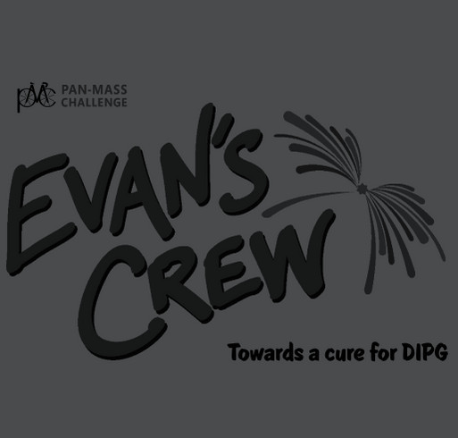 Evan's Crew 2025 SWAG - Greys shirt design - zoomed