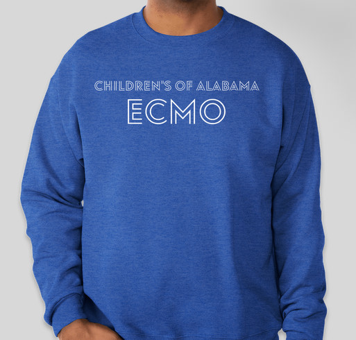 Children's of Alabama ECMO T-shirts Fundraiser - unisex shirt design - front