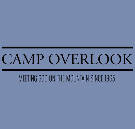 Camp Overlook shirt design - zoomed