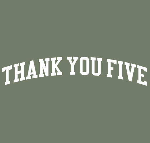 Thank You Five! The Sound of Showtime shirt design - zoomed