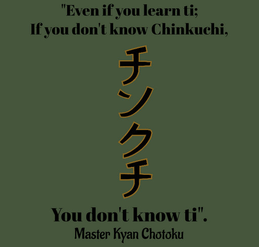 Fundraiser for Michie & Sensei Advincula shirt design - zoomed