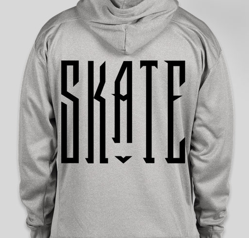 Skateboard hoodies Fundraiser - unisex shirt design - back