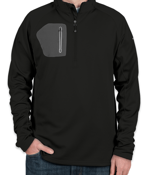 half zip pullover sweatshirt