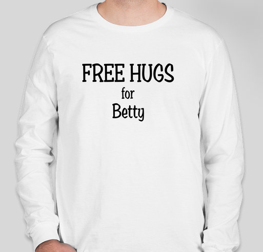 #teambetty Fundraiser - unisex shirt design - front