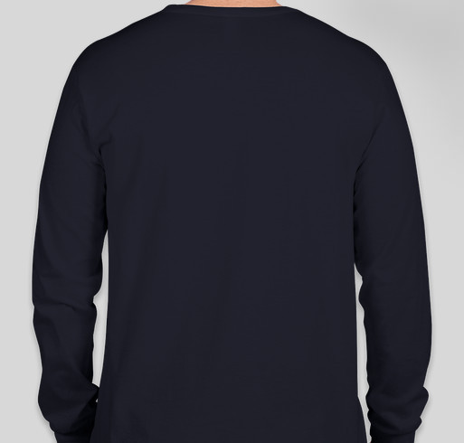 MEH Navy Long Sleeve Shirt Fundraiser - unisex shirt design - back