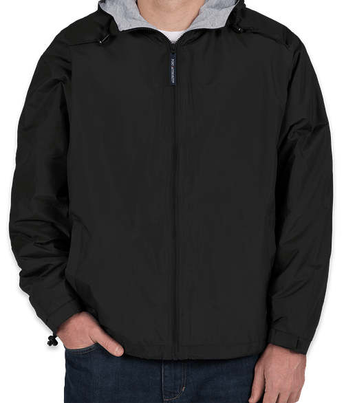 hoodie inside jacket