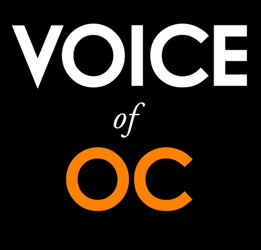 Voice of OC 2021 Fundraiser: Notebook shirt design - zoomed