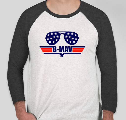 Be B-Mav’s Wingman! Fundraiser - unisex shirt design - front