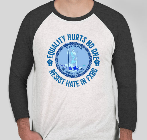 Show solidarity with FXBG in our fight against hate! Fundraiser - unisex shirt design - front