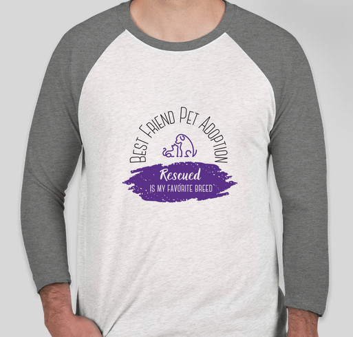 Best Friend Pet Adoption Fundraiser - unisex shirt design - front