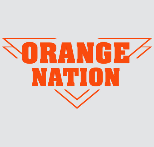Orange Nation shirt design - zoomed