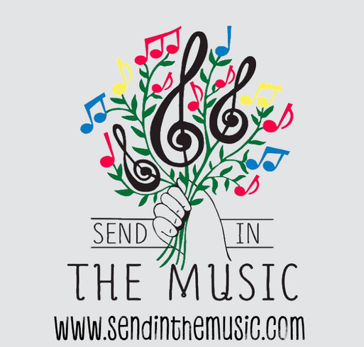 Send in the Music shirt design - zoomed