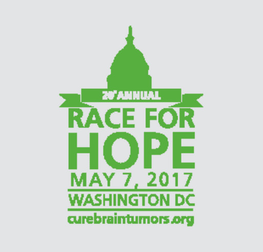 20th Annual Race for Hope - DC shirt design - zoomed
