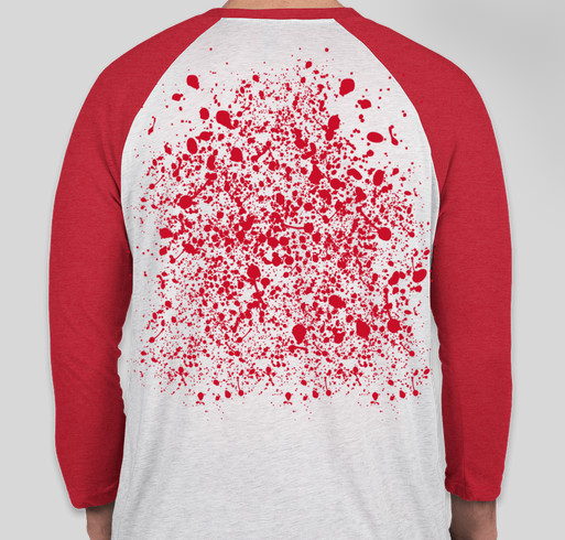 Go Blood: A PASBL Grand Melee Fundraiser. Fundraiser - unisex shirt design - back