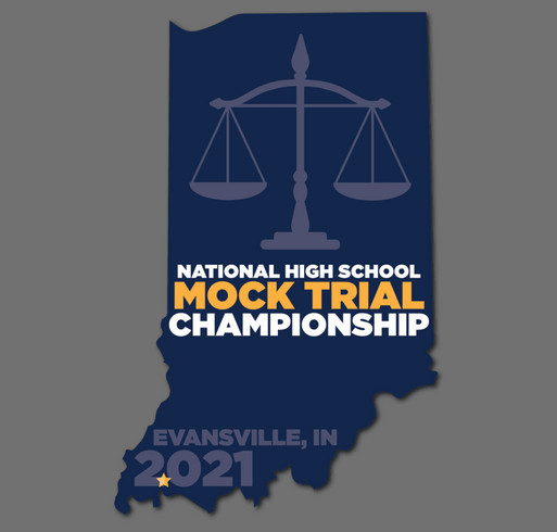 2021 National Mock Trial Competition shirt design - zoomed