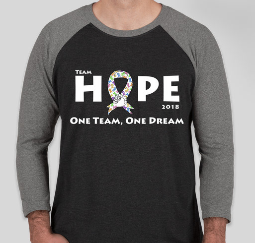 TEAM HOPE - PROUTY FUNDRAISER Fundraiser - unisex shirt design - front