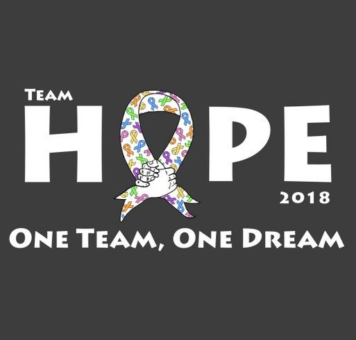 TEAM HOPE - PROUTY FUNDRAISER shirt design - zoomed