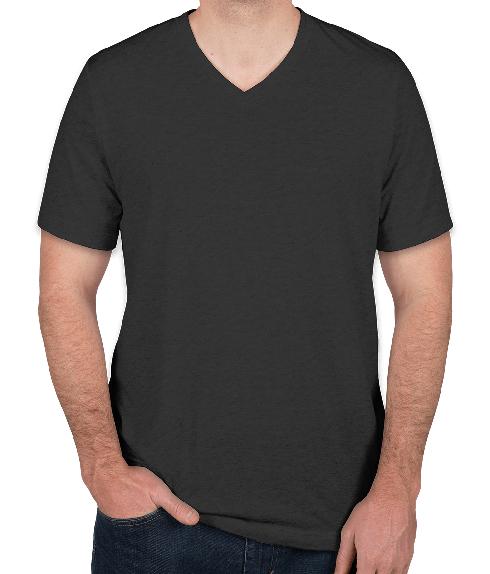 Bella + Canvas Tri-Blend V-Neck T-shirt