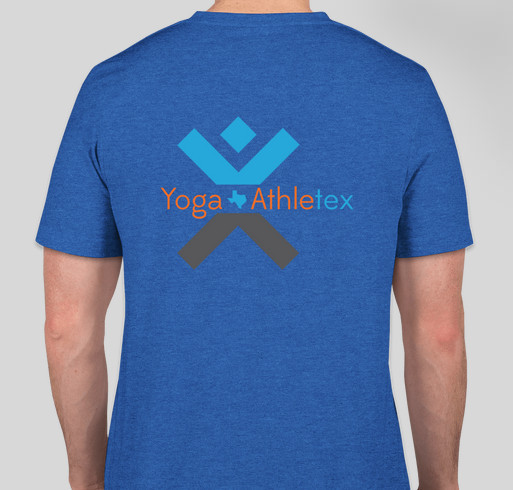 Yoga Athletex Support Fundraiser - unisex shirt design - back