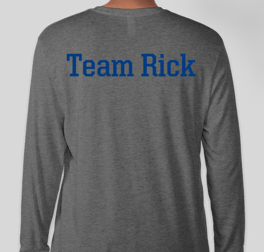 Team Rick Fundraiser - unisex shirt design - back