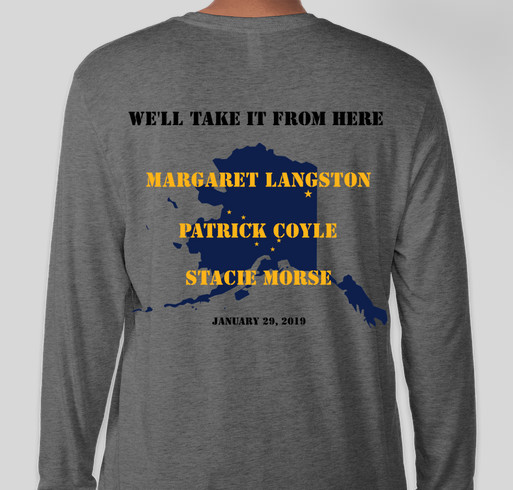 In Honor of our Fallen Fundraiser - unisex shirt design - back
