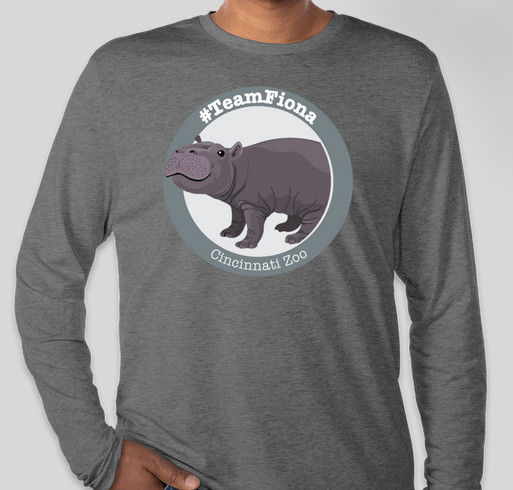 Cincinnati Zoo & Botanical Garden - #TeamFiona Shirts Fundraiser - unisex shirt design - front
