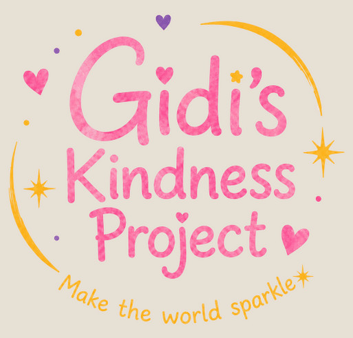 Gidi's Kindness Project Hats shirt design - zoomed
