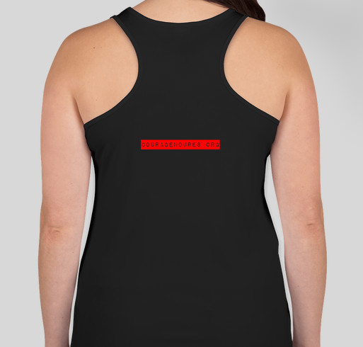 CE Quote Women's SportTek Tank Fundraiser - unisex shirt design - back