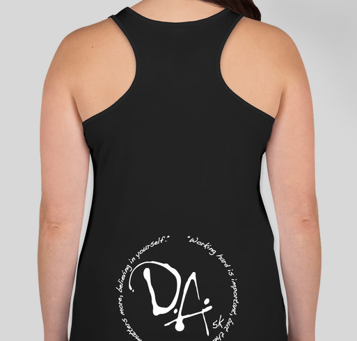 DA 5K Fundraiser - unisex shirt design - back