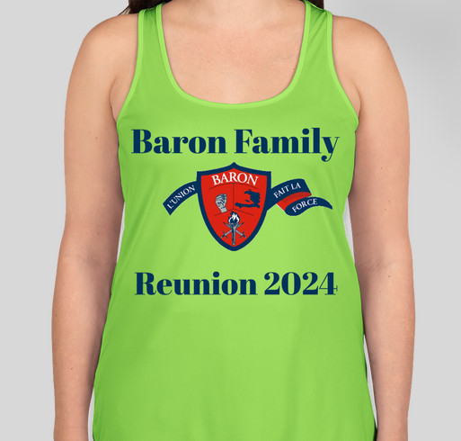 Baron Family Reunion 2024 Fundraiser - unisex shirt design - front