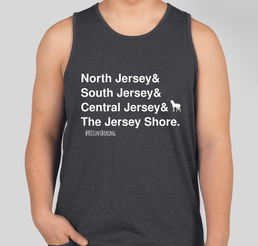 New Jersey Isn't Boring Fundraiser - unisex shirt design - front