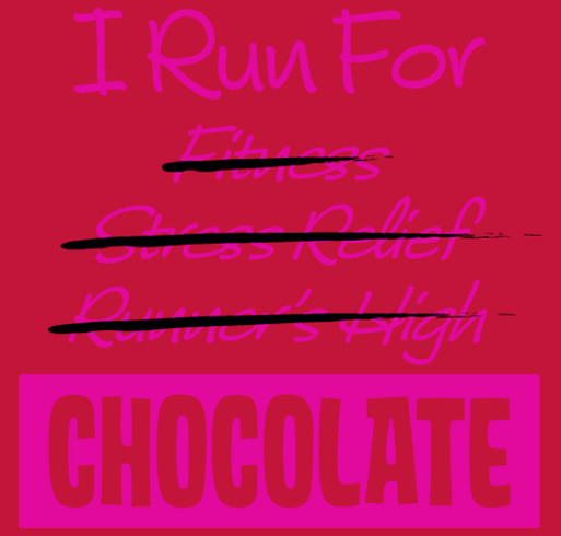 What I Really Run For... shirt design - zoomed