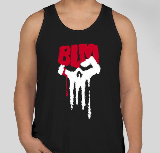 BLM Punisher Skull Fist Round 2 - Apparel Fundraiser - unisex shirt design - front