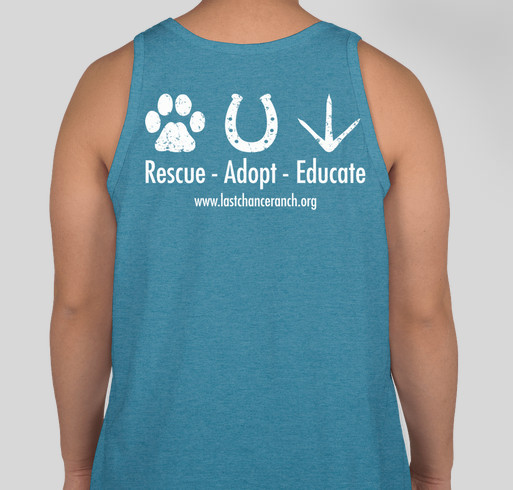 Support Last Chance Ranch! Fundraiser - unisex shirt design - back