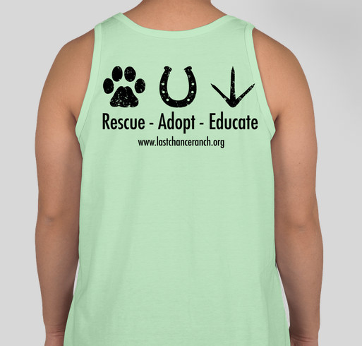 Support Last Chance Ranch! Fundraiser - unisex shirt design - back