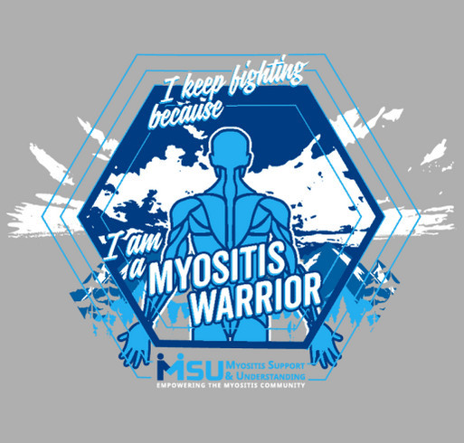 MSU Myositis Awareness Month shirt design - zoomed