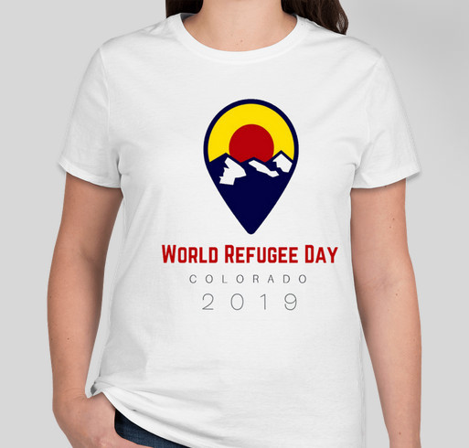 Colorado World Refugee Day 2019 Fundraiser - unisex shirt design - front