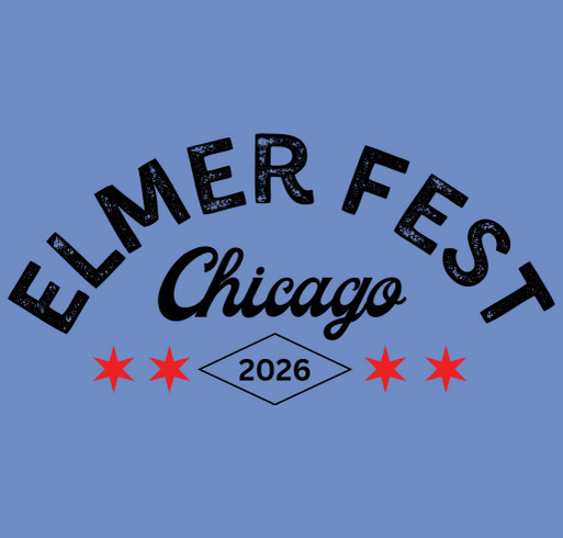 Elmer Fest shirt design - zoomed
