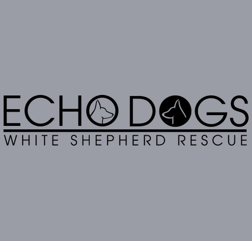 Echo Dogs White Shepherd Rescue shirt design - zoomed