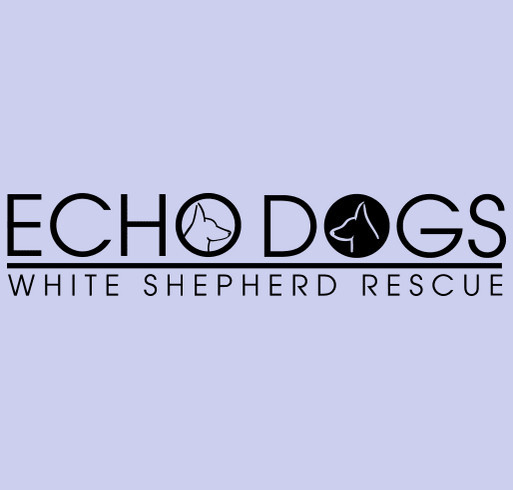 Echo Dogs White Shepherd Rescue shirt design - zoomed