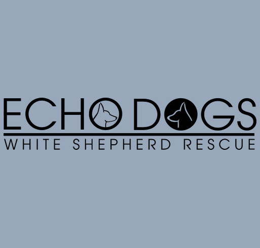 Echo Dogs White Shepherd Rescue shirt design - zoomed