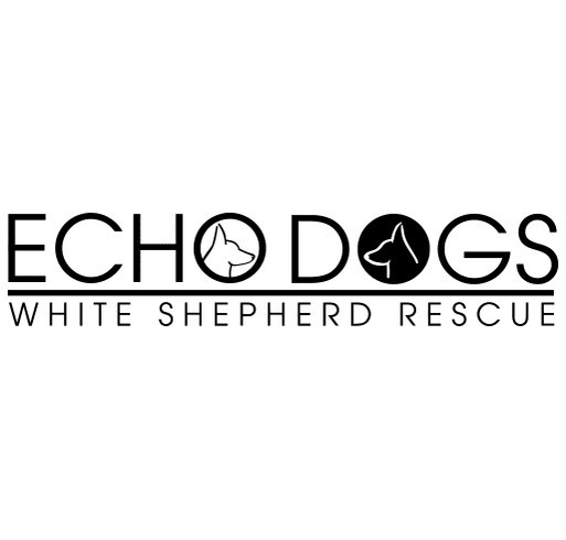 Echo Dogs White Shepherd Rescue shirt design - zoomed