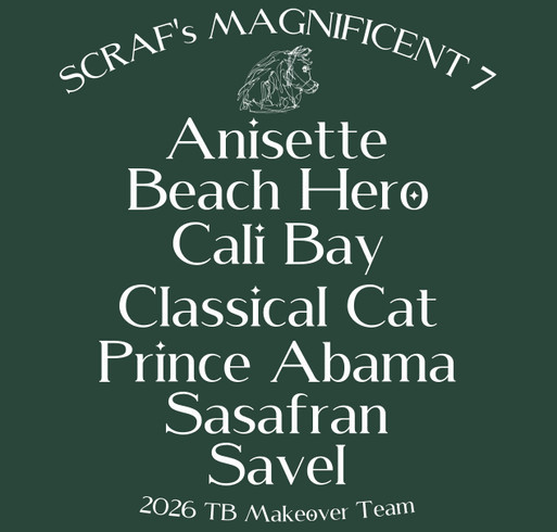 Support SCRAF’s Magnificent 7 – Wear the Shirt, Be Part of the Journey! shirt design - zoomed