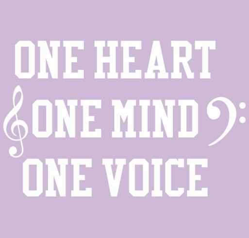Support York Choirs shirt design - zoomed