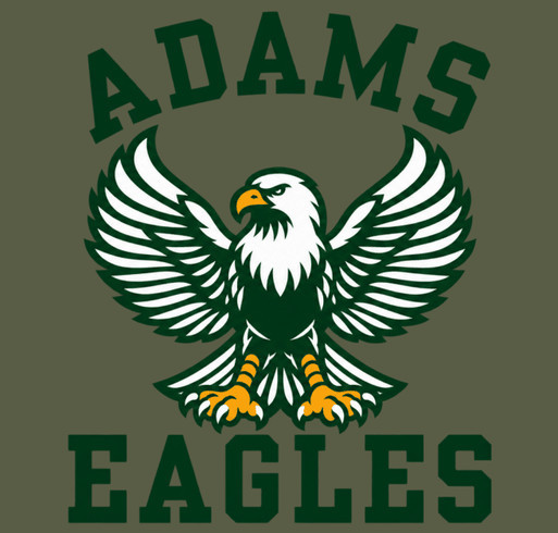 Adams Spirit Wear Eagle Shop shirt design - zoomed
