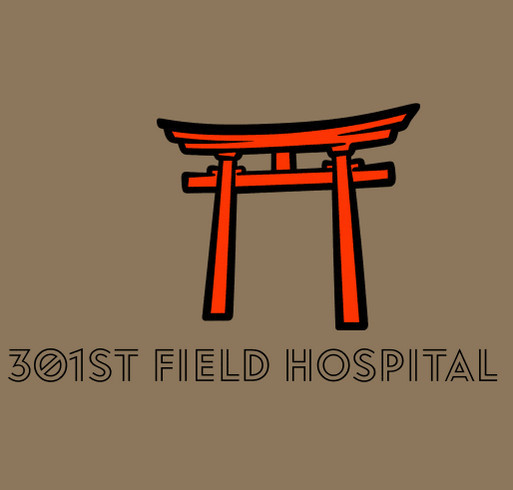 Deploying 301st Field Hospital shirt design - zoomed
