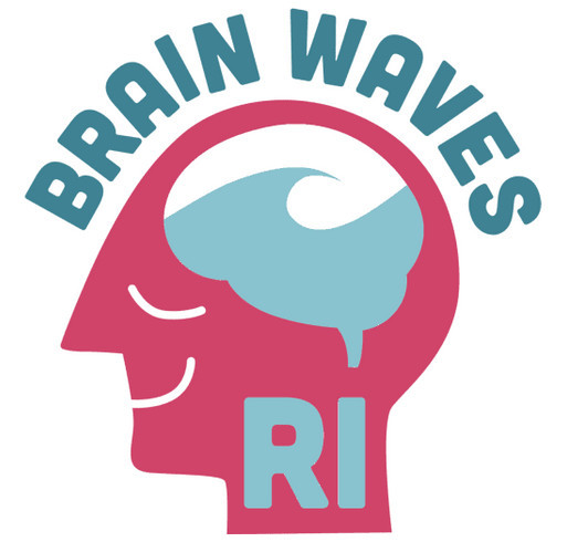Brain Waves RI - Pink Hat shirt design - zoomed