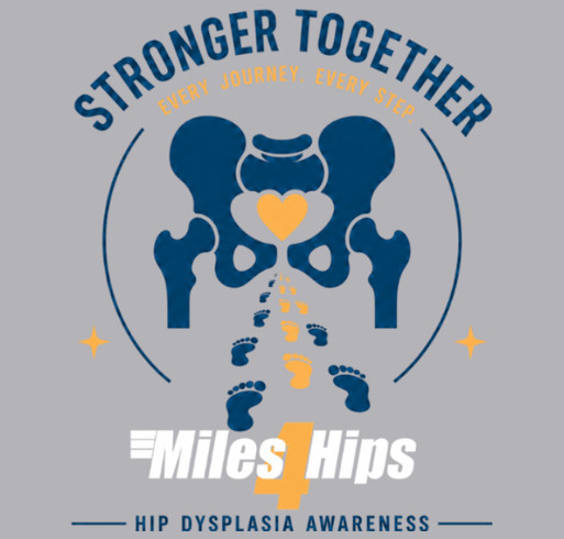 Miles4Hips “Stronger Together” Fall T Shirts shirt design - zoomed