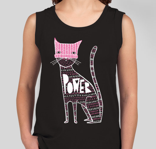 catPOWER2 Fundraiser - unisex shirt design - front
